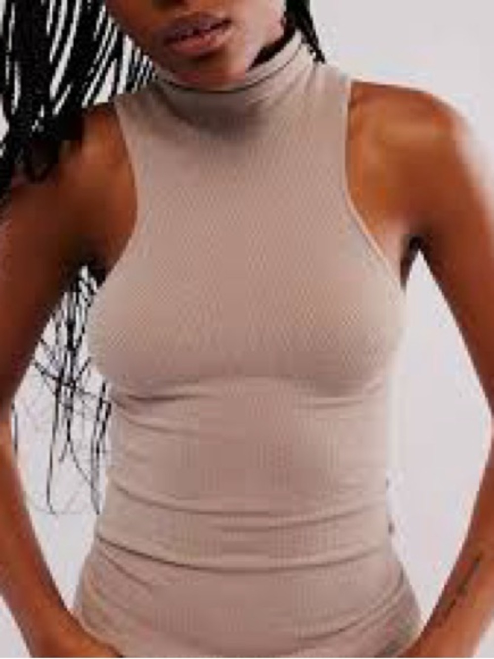 Free People Intimately Always Ready Seamless Turtleneck Tank - XS/S